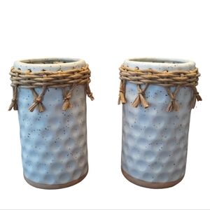 Urban Outfitters Utensil Holders / Vases Set Of 2